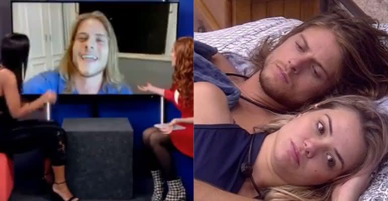 Daniel participou de bate-papo com a eliminada Ivy, do Big Brother Brasil 20, e comentou o relacionamento com a ex-sister Marcela - Reprodução/Globoplay