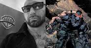 Dave Bautista em foto do Instagram e Bane em HQ do Batman - Instagram/DC Comics