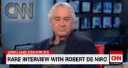 Robert De Niro em entrevista para a CNN - Reprodução/YouTube