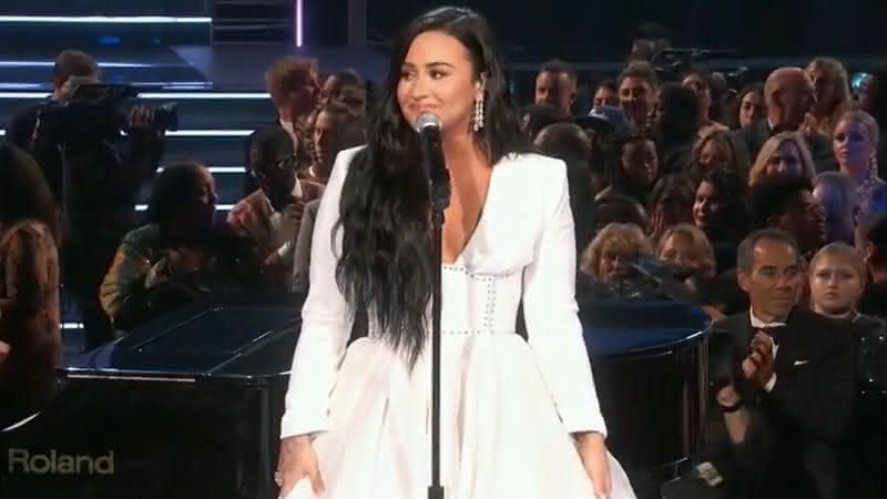 A performance marcou o retornou de Demi Lovato aos palcos - Reprodução/Youtube