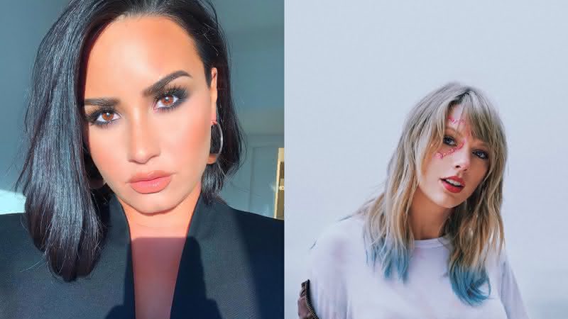 Demi Lovato e Taylor Swift. Crédito: Reprodução/Instagram