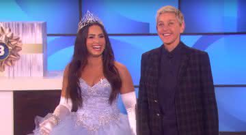 Participação de Demi Lovato no programa da Ellen Degeneres em 2018 - Reprodução/Youtube