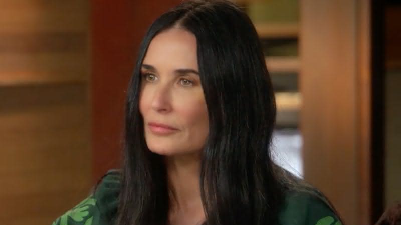 Demi Moore em entrevista ao Good Morning America - Reprodução/YouTube