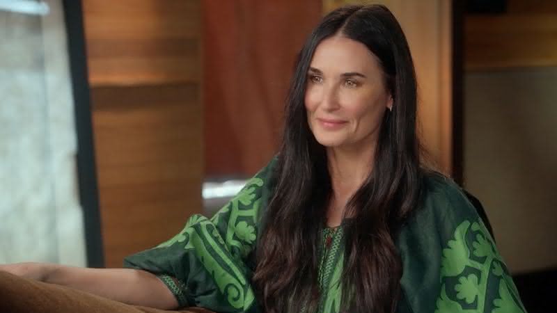 Demi Moore em entrevista para o Good Morning America - ABC