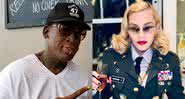 Dennis Rodman e Madonna - Reprodução/Instagram