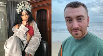 SZA e Sam Smith ainda não revelaram muitos detalhes sobre o projeto - Instagram