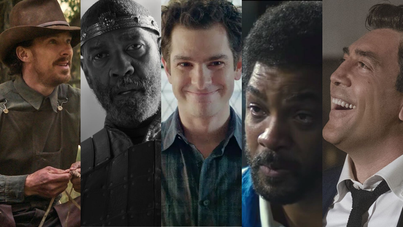 Benedict Cumberbatch, Andrew Garfield e Will Smith estão entre os indicados à categoria de Melhor Ator do Oscar 2022 - Divulgação