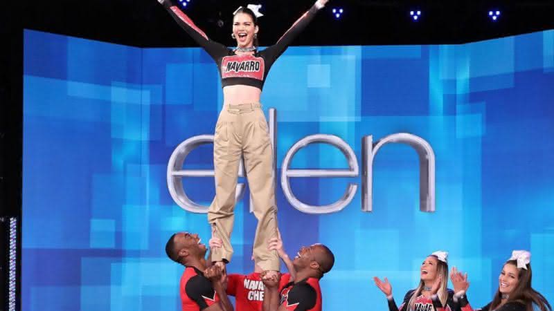 Ellen preparou algumas aulas de cheer para a modelo - Instagram