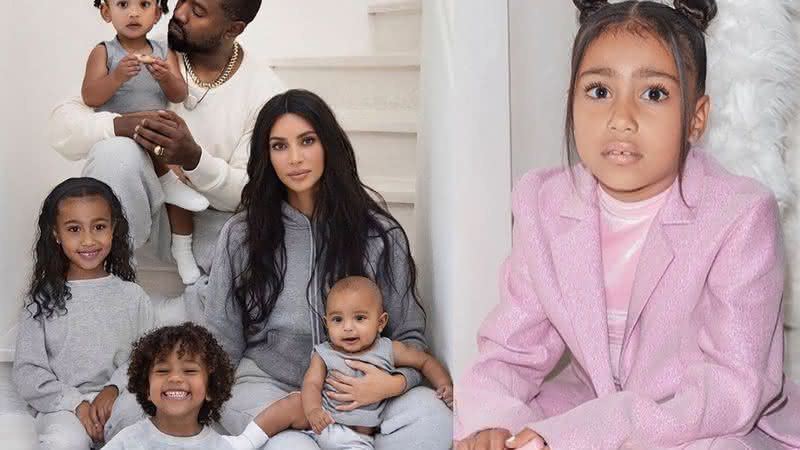 North West é a primogênita de Kim e Kanye - Instagram