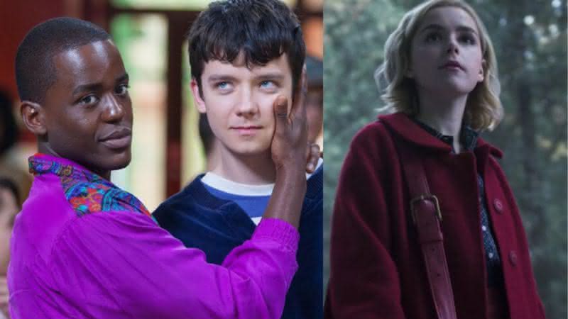 A plataforma vai lançar a 2ª temporada de Sex Education e a 3 parte de O Mundo Sombrio de Sabrina - Reprodução/Netflix