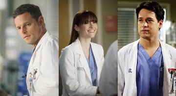 Alex Karev, Lexie Grey e George O'Malley, personagens de Grey's Anatomy - ABC