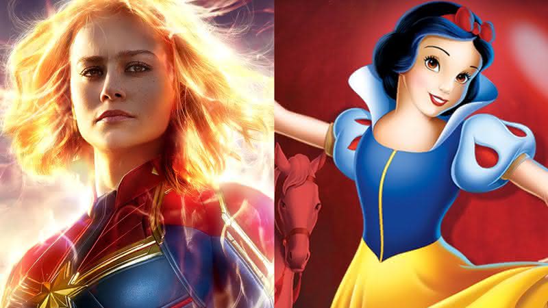 Capitã Marvel e Branca de Neve estarão disponíveis no Disney+ - Divulgação/Disney