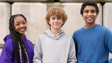 Aryan Simhadri será o Grover e Leah Sava Jeffries interpretará Annabeth - Divulgação/Disney+