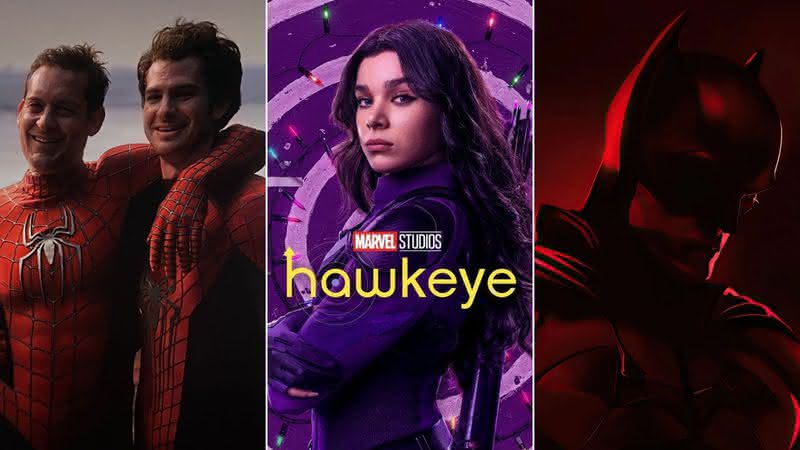 Tom Holland sobre os retornos de Tobey e Andrew; Kate Bishop como membro dos Vingadores; e mais - Divulgação/Sony Pictures, Marvel Studios, Warner Bros