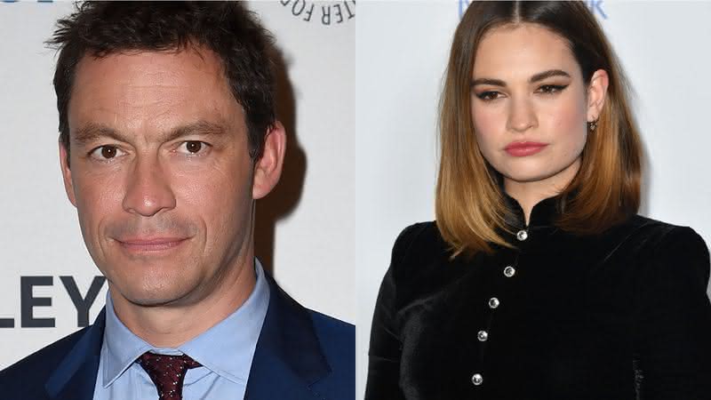 Dominic West foi flagrado em clima de romance com Lily James nas ruas de Roma - Nicholas Hunt/Getty Images for Showtime/Gareth Cattermole