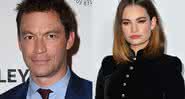 Dominic West foi flagrado em clima de romance com Lily James nas ruas de Roma - Nicholas Hunt/Getty Images for Showtime/Gareth Cattermole