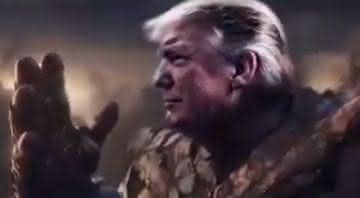 Em vídeo de campanha presidencial, Donald Trump apareceu como o vilão Thanos para dizer que sua reeleição é "inevitável" - Twitter