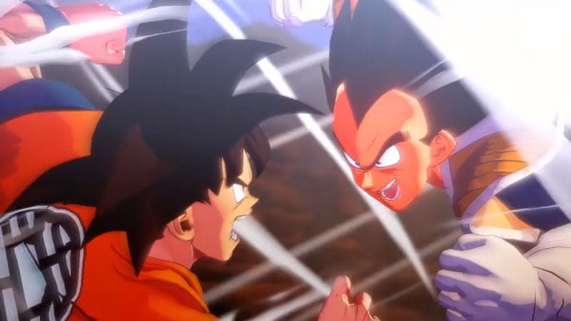 Goku e Vegeta em cena do trailer de lançamento de Dragon Ball Z: Kakarot - YouTube