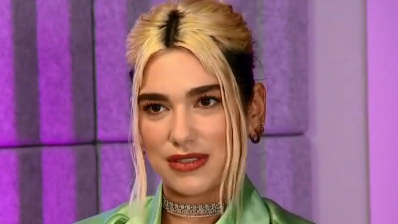 Dua Lipa em entrevista ao TV Sunrise On 7 - Reprodução/Youtube