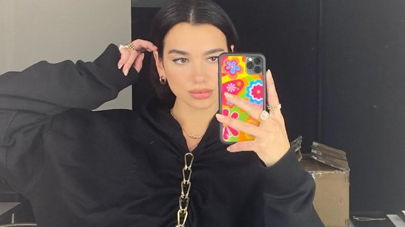 Dua Lipa em publicação nas redes sociais - Reprodução/Instagram