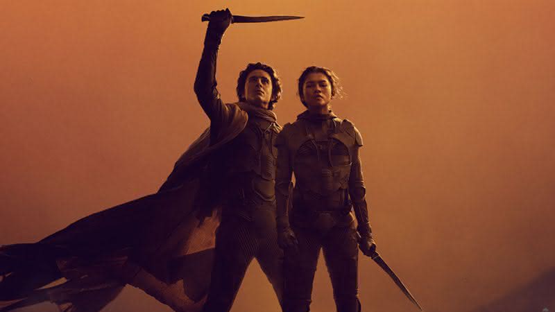 "Duna: Parte 2", que estreia em novembro deste ano nos cinemas, teve o seu primeiro trailer divulgado nesta quarta-feira (3) - Divulgação/Warner Bros. Pictures