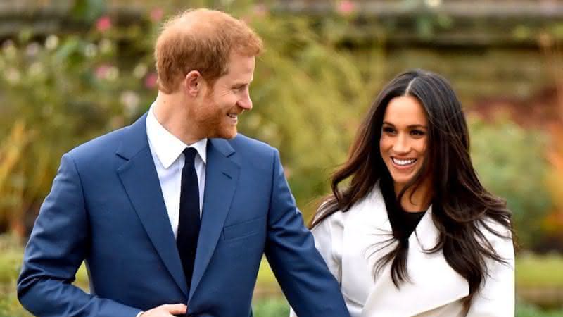 Meghan Markle e Príncipe Harry em publicação oficial - Divulgação