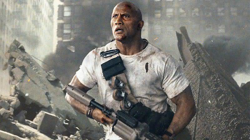 Dwayne Johnson em cena do filme Rampage: A fúria dos monstros - Divulgação/Warner Bros