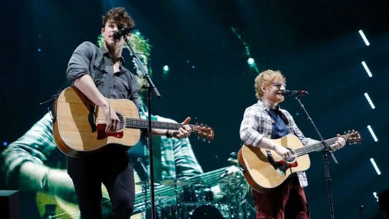 Shawn Mendes e Ed Sheeran se apresentaram juntos em 2017 - YouTube