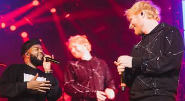 Khalid e Ed Sheeran cantam juntos em Londres na noite de ontem (17) - Reprodução/Instagram