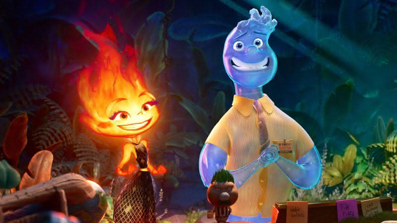 "Elemental": Ember e Wade se conhecem em primeiro teaser de animação da Pixar - Divulgação/Pixar