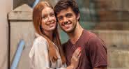 Eliza (Marina Ruy Barbosa) não esconde ciúmes do ex, Jonatas (Felipe Simas) - Globo/Artur Meninea