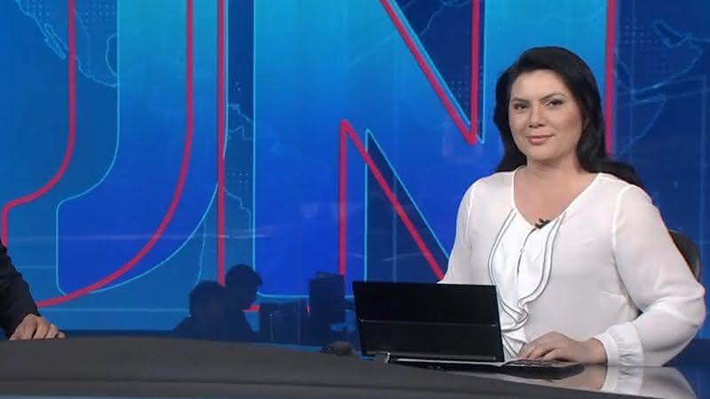 Ellen Ferreira já apresentou o Jornal Nacional - Reprodução/Globo