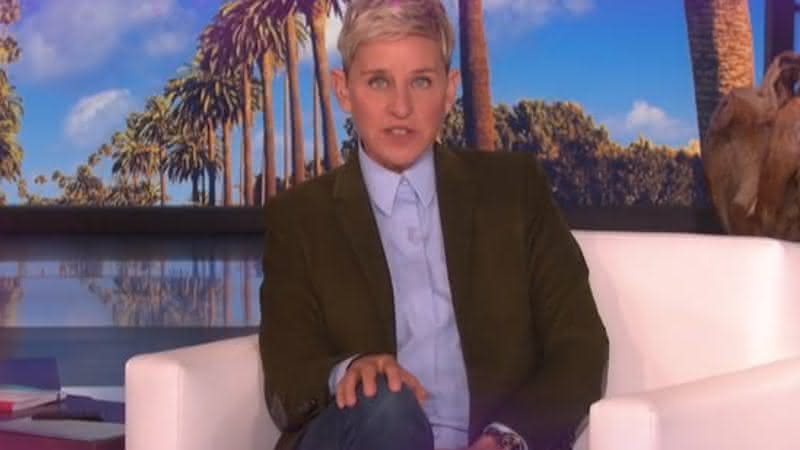 Ellen DeGeneres em seu programa - Reprodução/YouTube