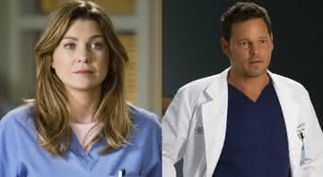 Ellen Pompeo como Meredith Grey e Justin Chambers como Alex Karev - ABC