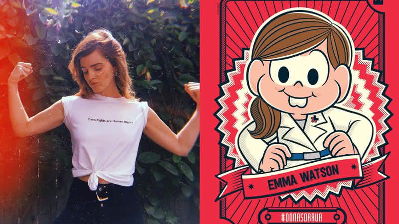 Emma Watson vira personagem da Turma da Mônica - Reprodução/Instagram