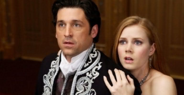 Patrick Dempsey e Amy Adams em "Encantada", de 2007: Casal voltará a se encontrar na sequência do longa - Reprodução/Disney