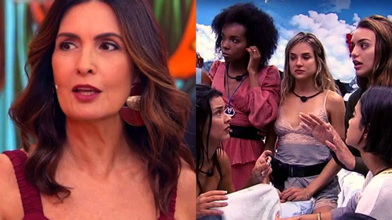 Fátima Bernardes conversou com convidados sobre situações do BBB20 - Reprodução/Globoplay