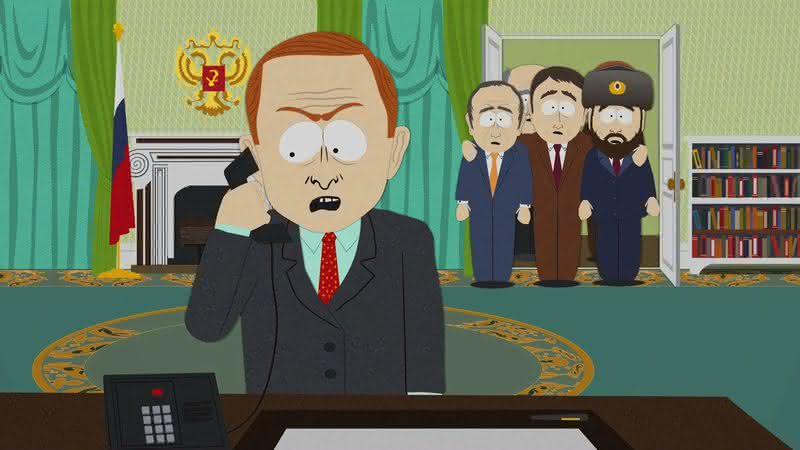 Episódio de "South Park" esnoba Vladimir Putin após ataques na Ucrânia - Divulgação/Comedy Central