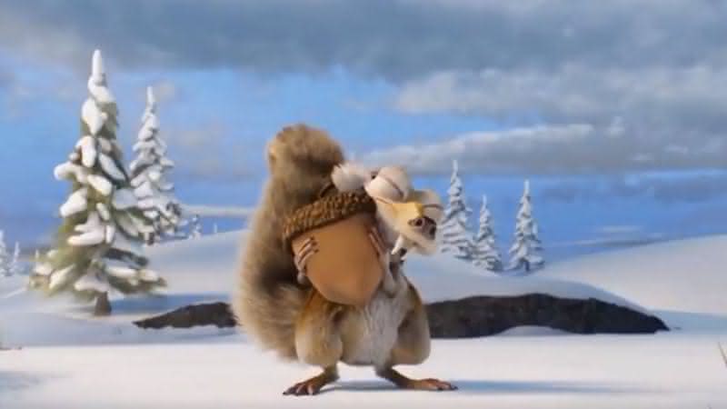 Scrat é um personagem da franquia "A Era do Gelo" - Reprodução/YouTube