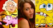 Coragem, Hannah Montana e Bob Esponja - Reprodução/YouTube