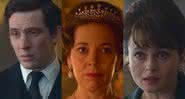 Príncipe Charles, Rainha Elizabeth II e Princesa Margaret no trailer de The Crown - Reprodução/YouTube