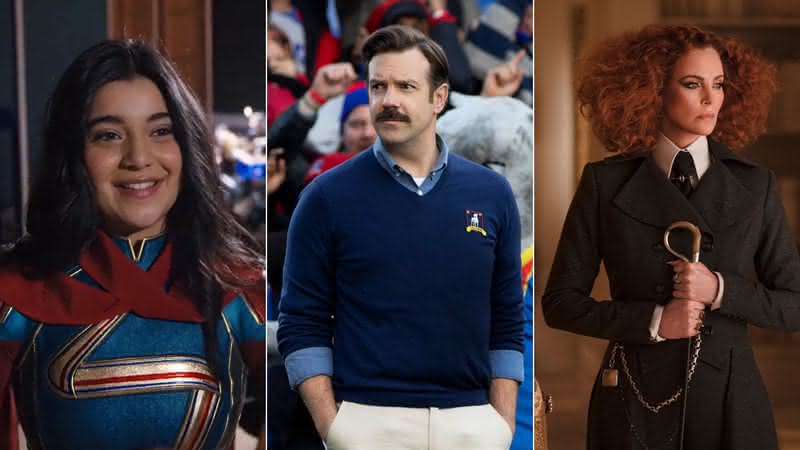 Estreia de "Ms. Marvel" no Disney+; fim de "Ted Lasso"; e mais notícias do dia - Divulgação/Disney+/Apple TV+/Netflix