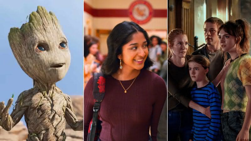 "Eu Sou Groot"; novos anos de "Eu Nunca..." e "Locke & Key"; e mais estreias da semana (8 a 14/08) - Divulgação/Disney+/Netflix