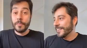 Evaristo Costa em vídeo publicado no Tik Tok - Instagram