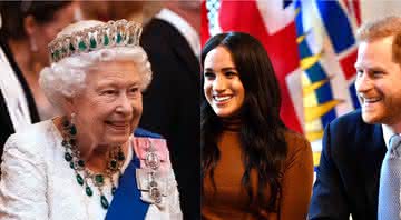 Rainha Elizabeth II, Meghan Markle e Príncipe Harry - Instagram