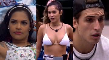 Flayslane, Gizelly e Felipe Prior na casa do BBB20 - Globoplay