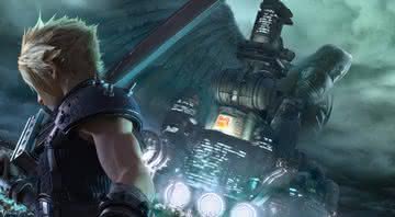 Personagem em captura de Final Fantasy VII Remake - Divulgação/Square Enix