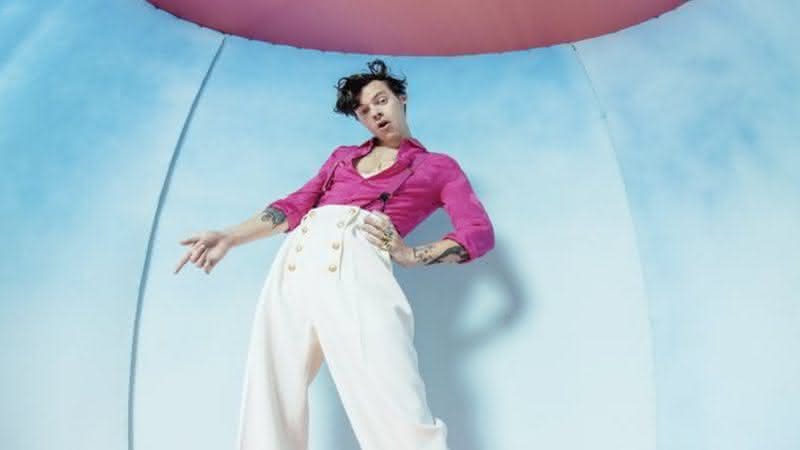 Capa do álbum Fine Line, do cantor Harry Styles - Divulgação