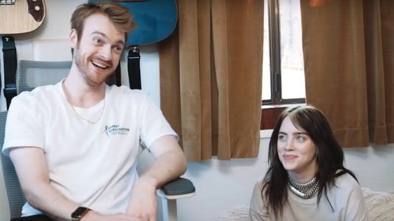 Finneas e Billie Eilish em entrevista à Rolling Stone - Reprodução/Youtube