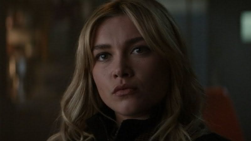 Florence Pugh como Yelena Belova no quinto episódio da série "Gavião Arqueiro" - (Reprodução/Marvel Studios)